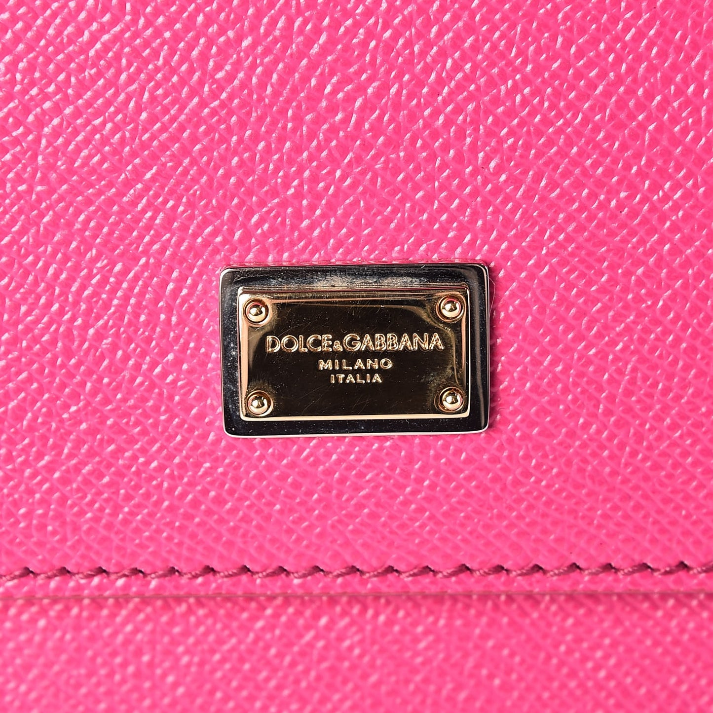 DOLCE & GABBANA Dauphine Medium Miss Sicily Satchel Pink