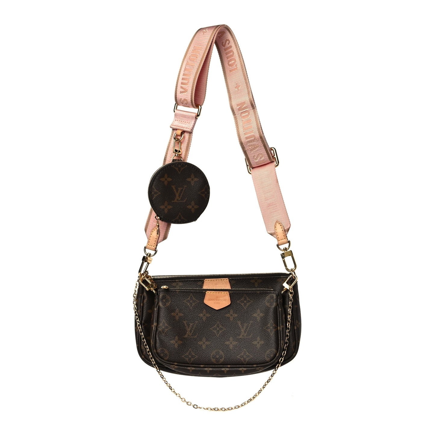 Monogram Multi Pochette Accessories Rose Clair