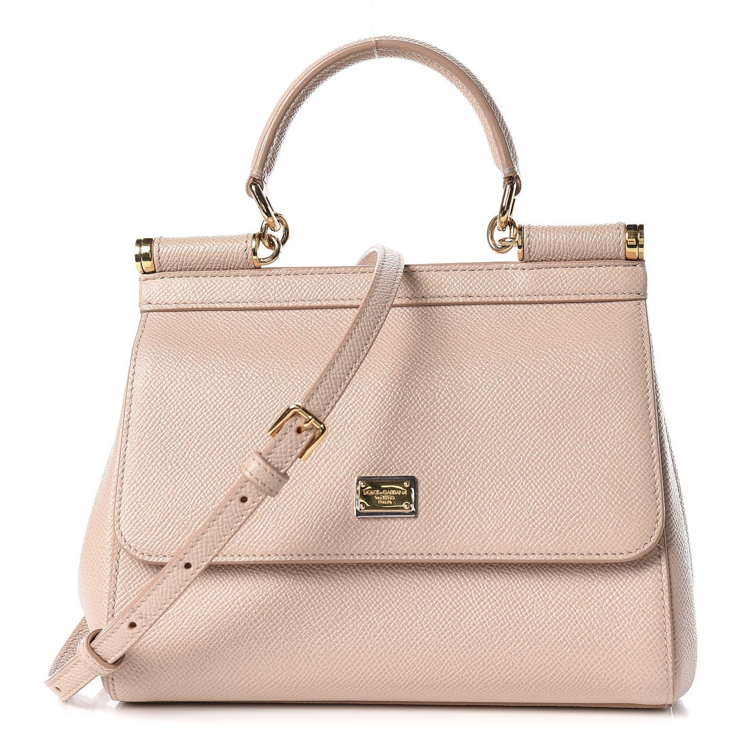 DOLCE & GABBANA Dauphine Small Miss Sicily Satchel Rosa Carne