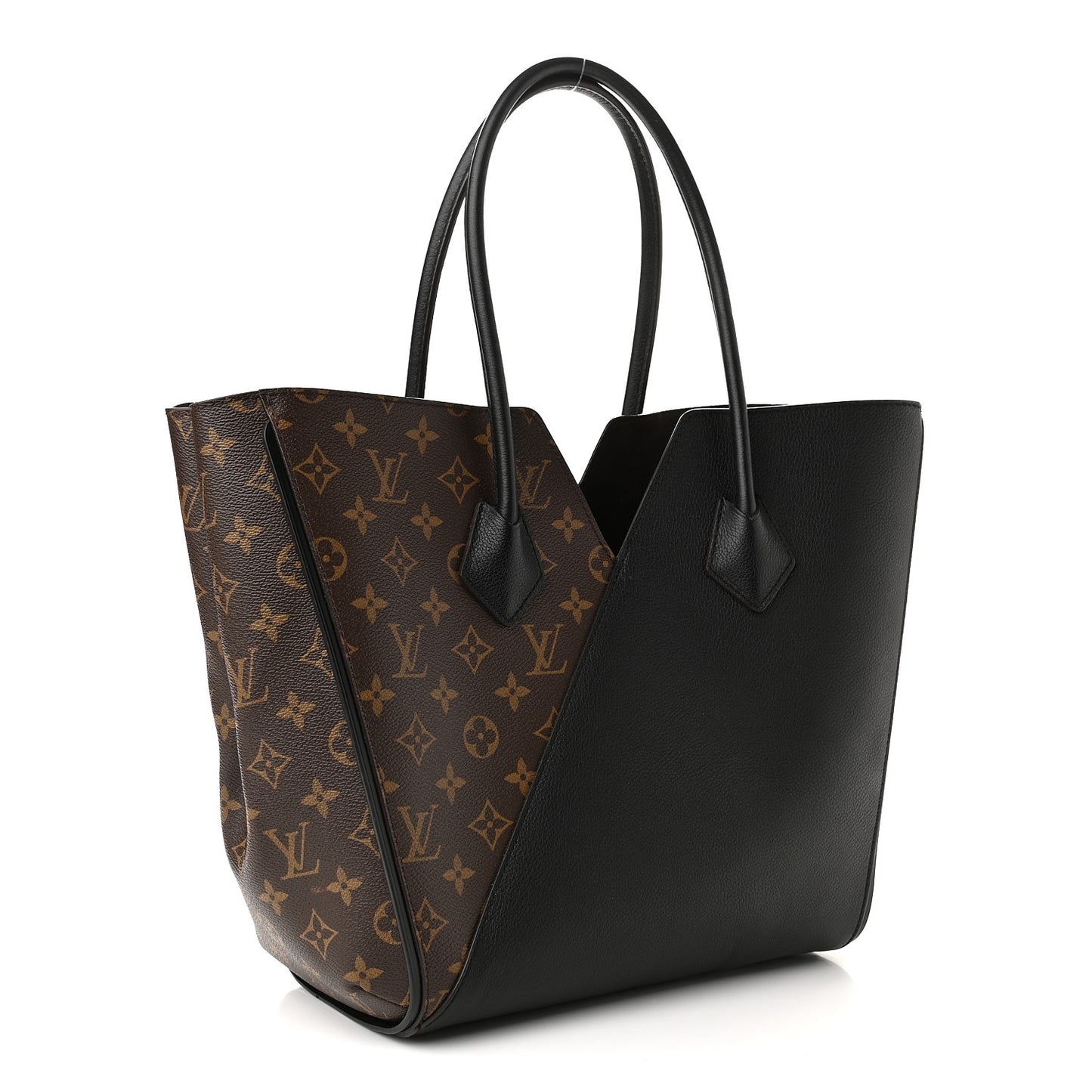 Calfskin Monogram Kimono Tote Black