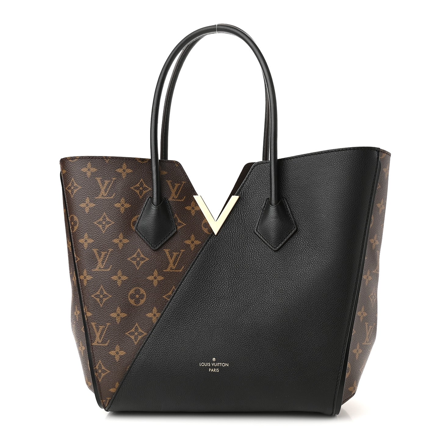 Calfskin Monogram Kimono Tote Black