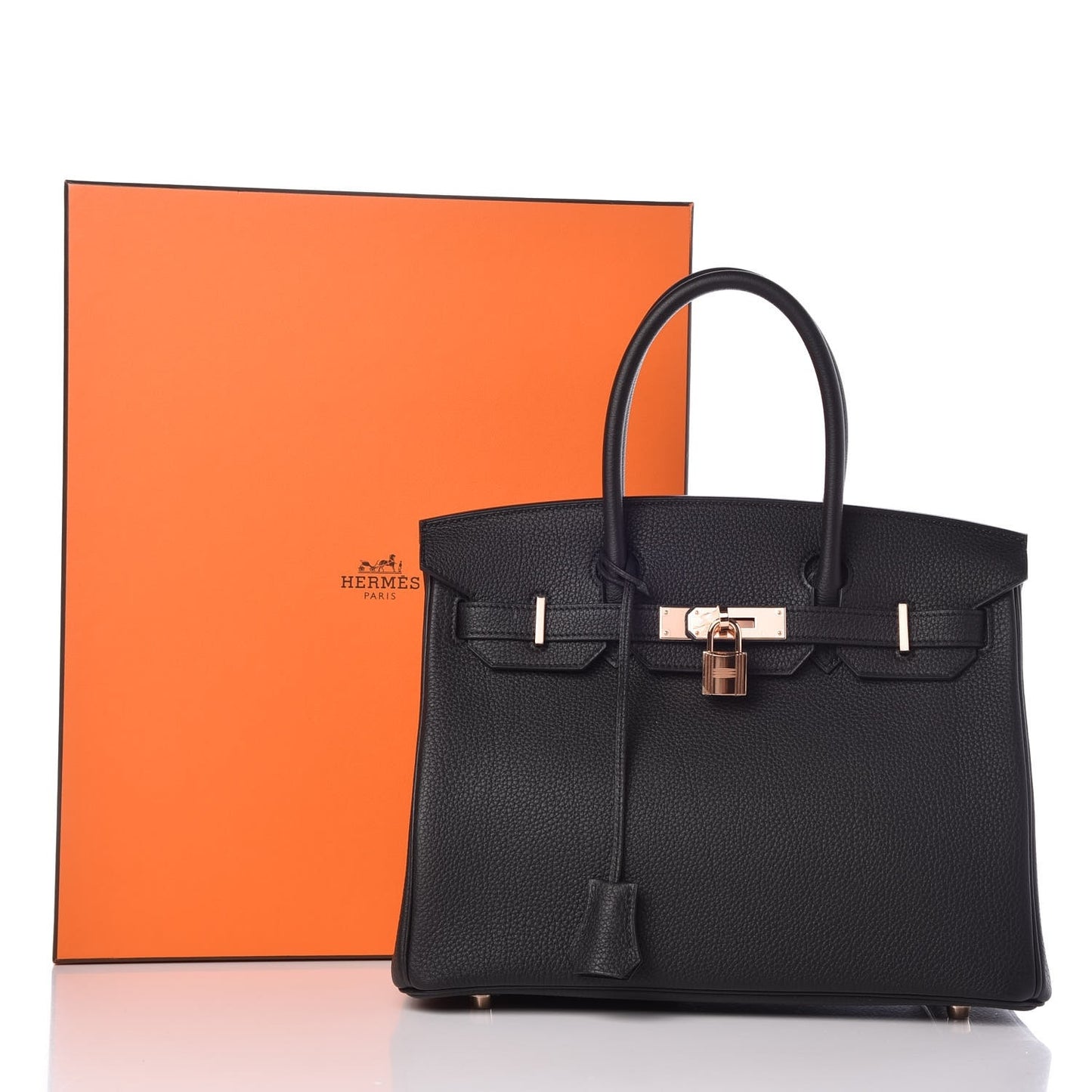 Togo Birkin 30 Black