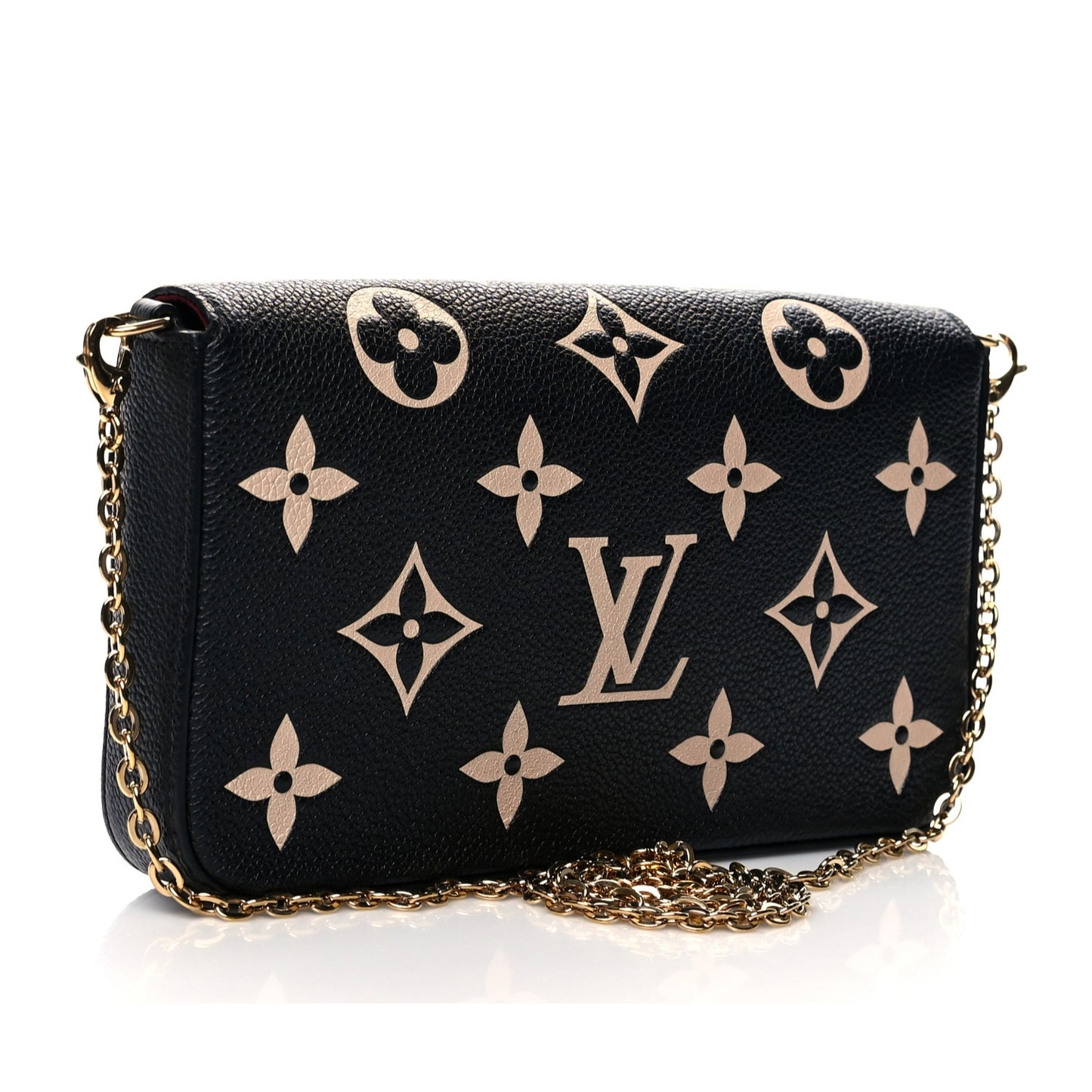 Empreinte Monogram Giant Felicie Pochette Black Beige