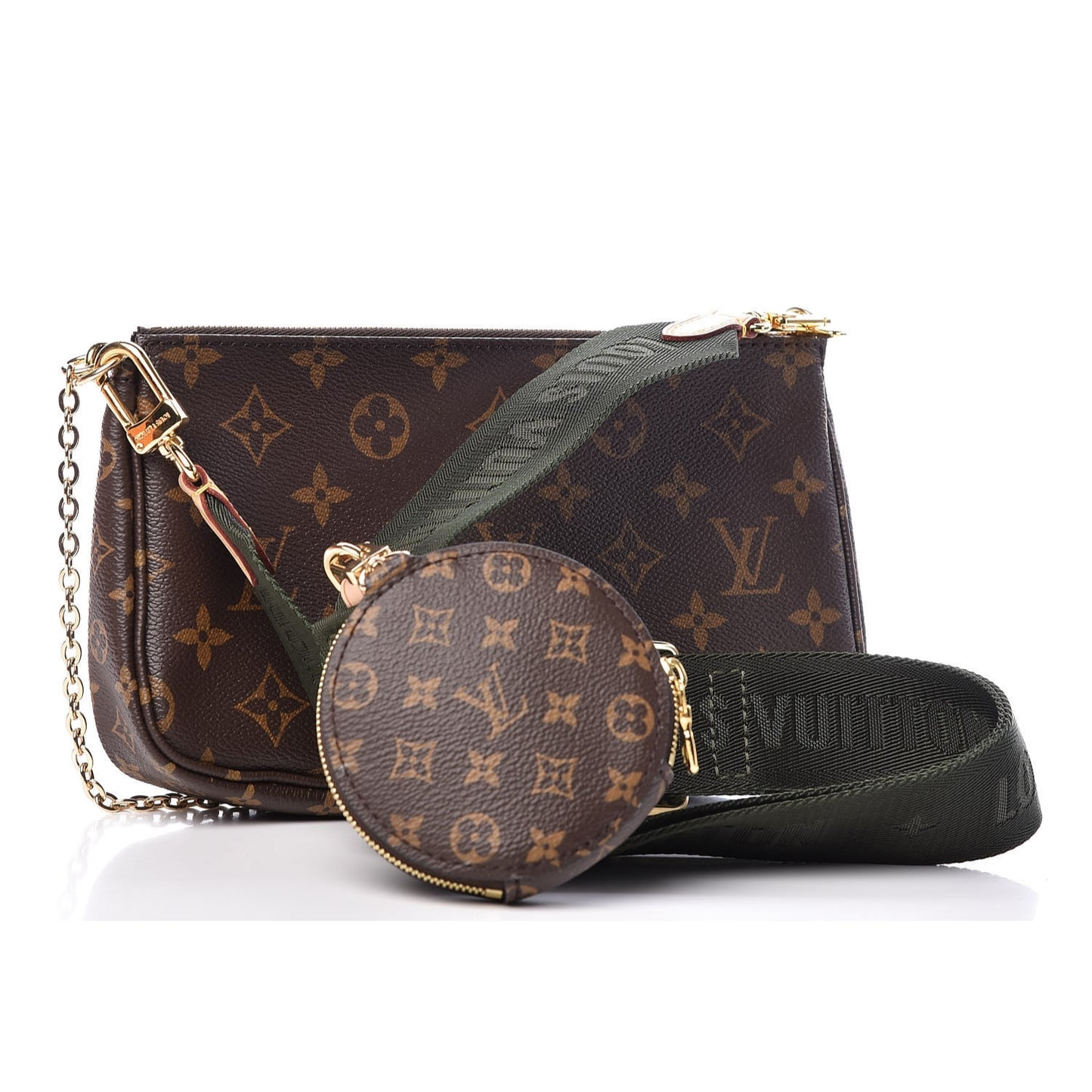 Monogram Multi Pochette Accessories Kaki