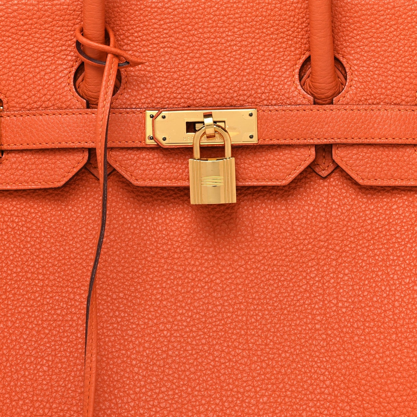 Togo Birkin 35 Orange