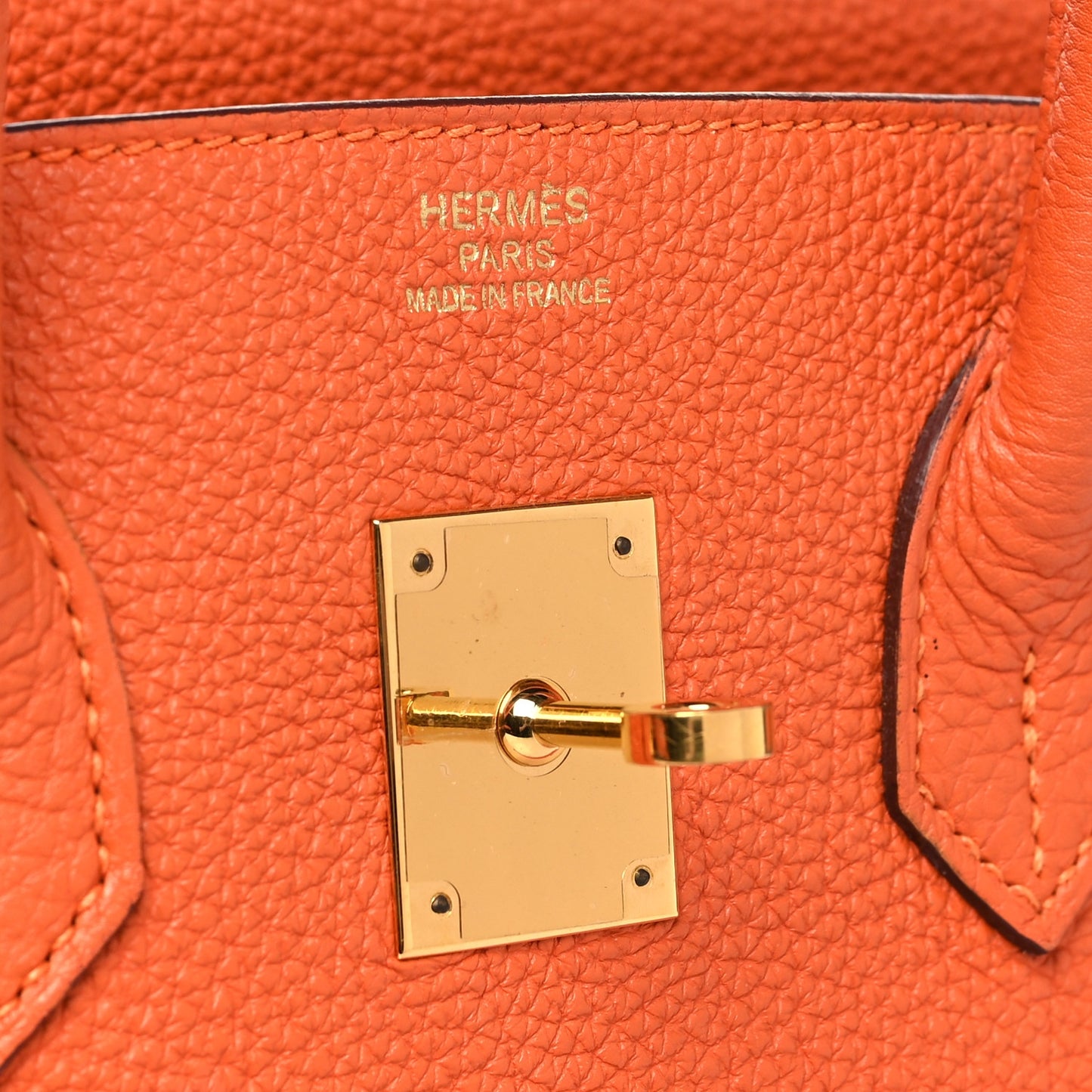 Togo Birkin 35 Orange