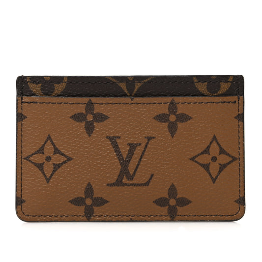 Reverse Monogram Card Holder