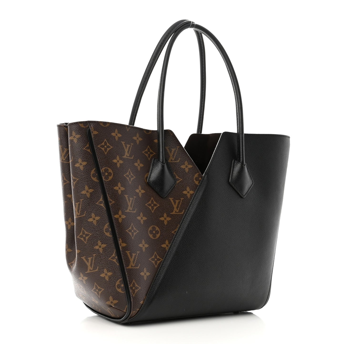 Calfskin Monogram Kimono Tote Black