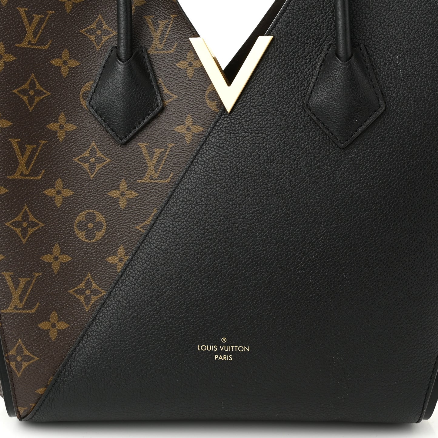 Calfskin Monogram Kimono Tote Black