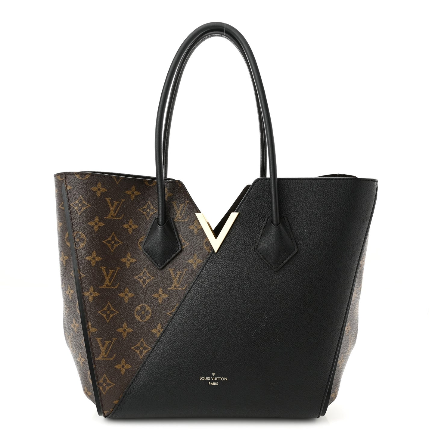 Calfskin Monogram Kimono Tote Black