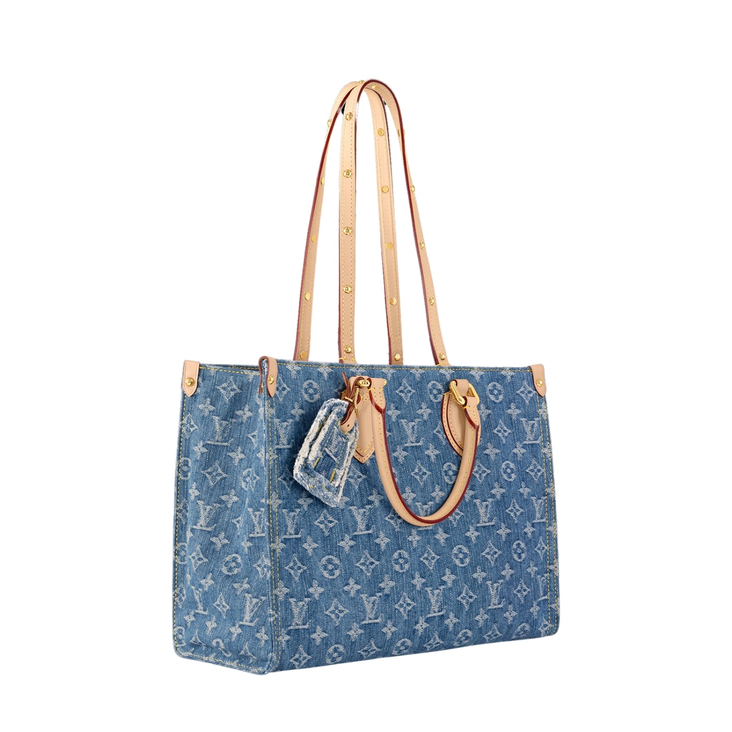 Monogram Jacquard Denim Onthego MM Bleu