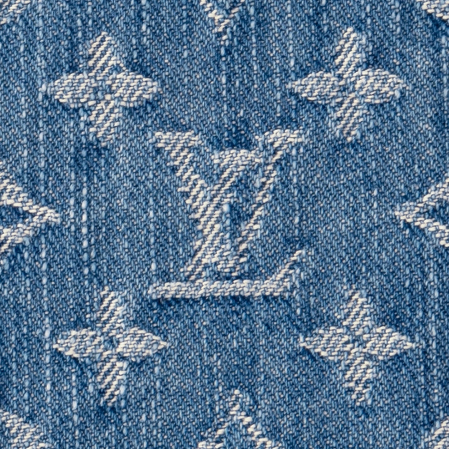 Monogram Jacquard Denim Onthego MM Bleu