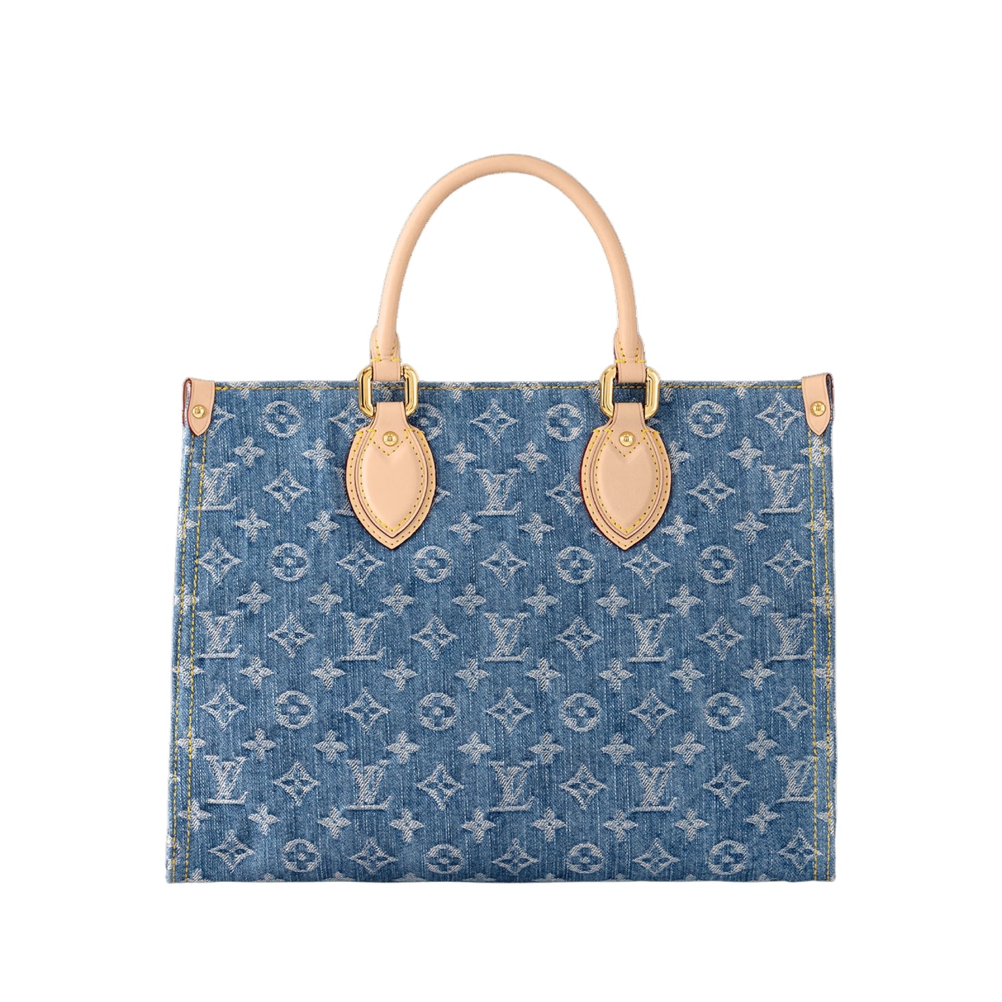 Monogram Jacquard Denim Onthego MM Bleu