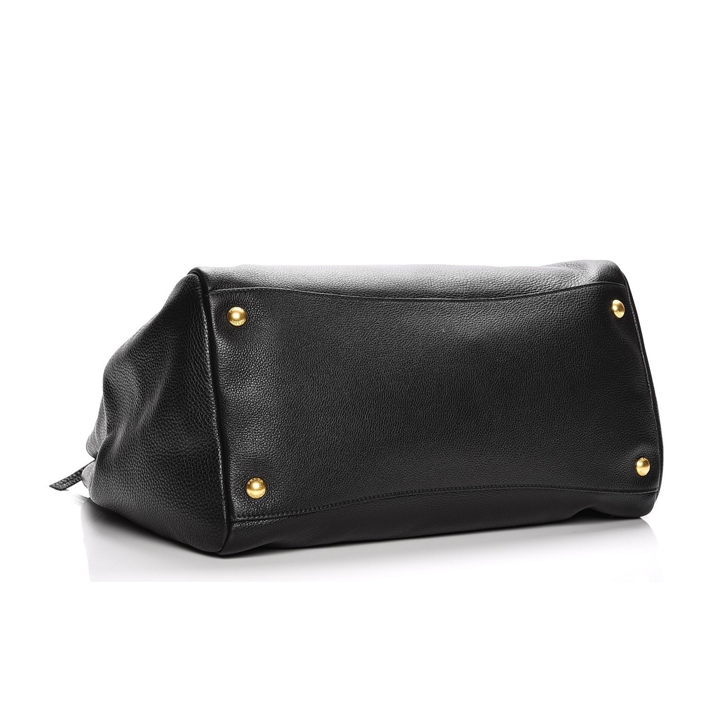 Vitello Daino Tote Nero Black