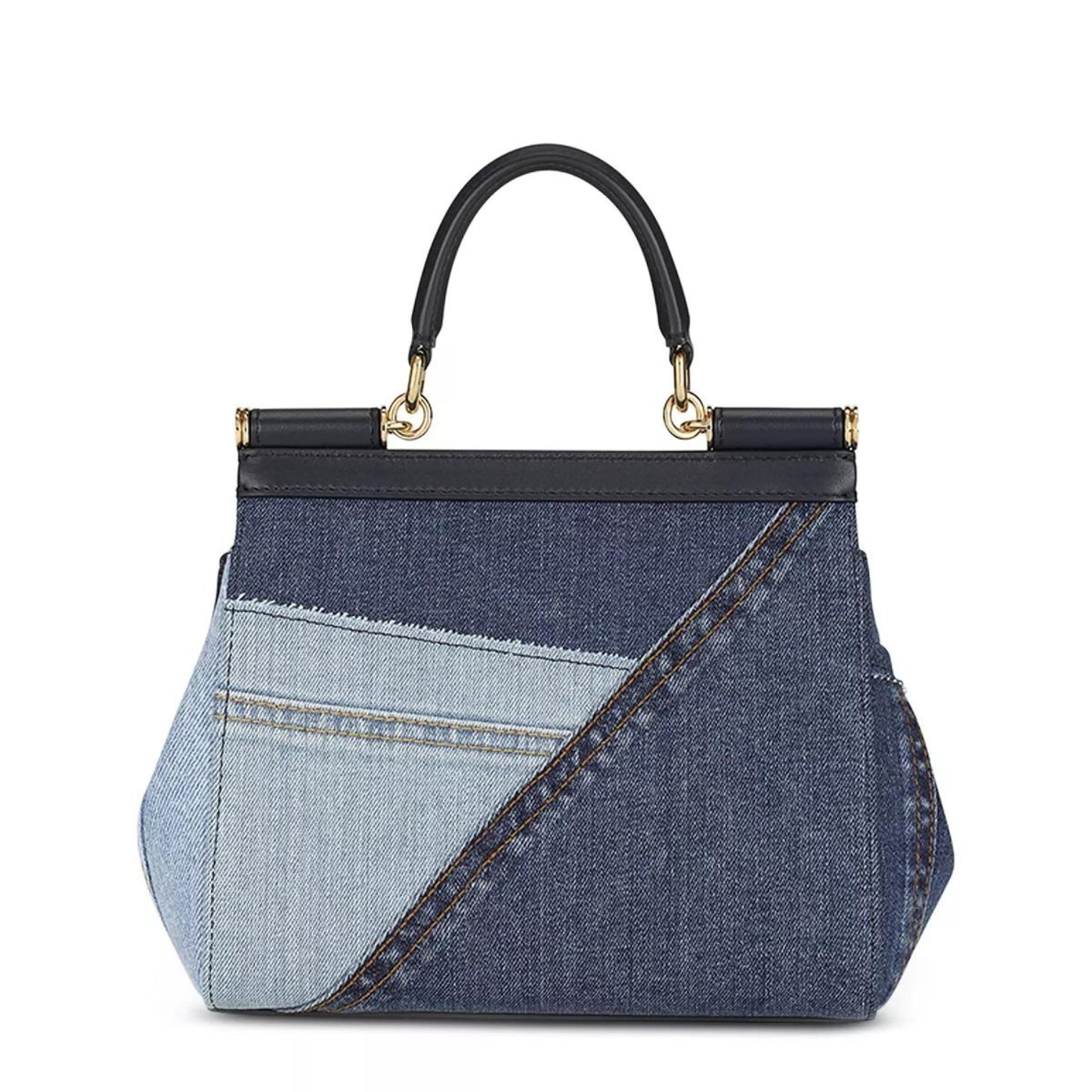 Sicily Small denim shoulder bag