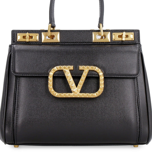 Valentino Garavani - Leather medium Rockstud Alcove bag