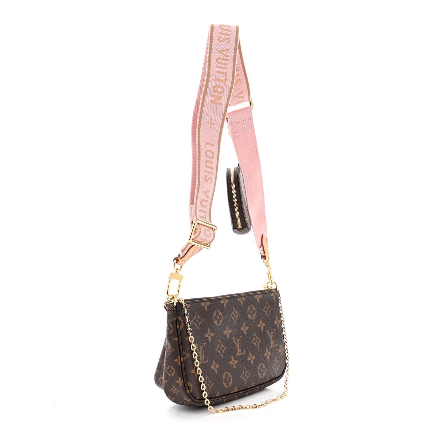 Monogram Multi Pochette Accessories Rose Clair