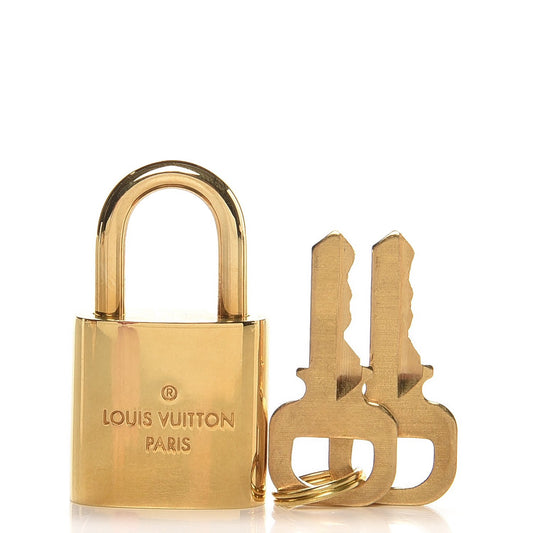 Brass Lock and 2 Keys Set