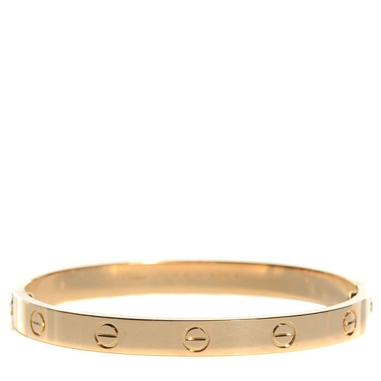 18K Yellow Gold LOVE Bracelet 17