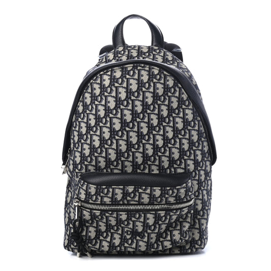 HOMME Oblique Grained Calfskin Backpack Black