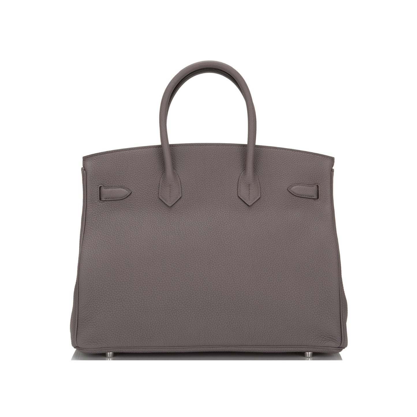 Hermès Gris Etain Birkin 35cm of Togo Leather with Palladium Hardware