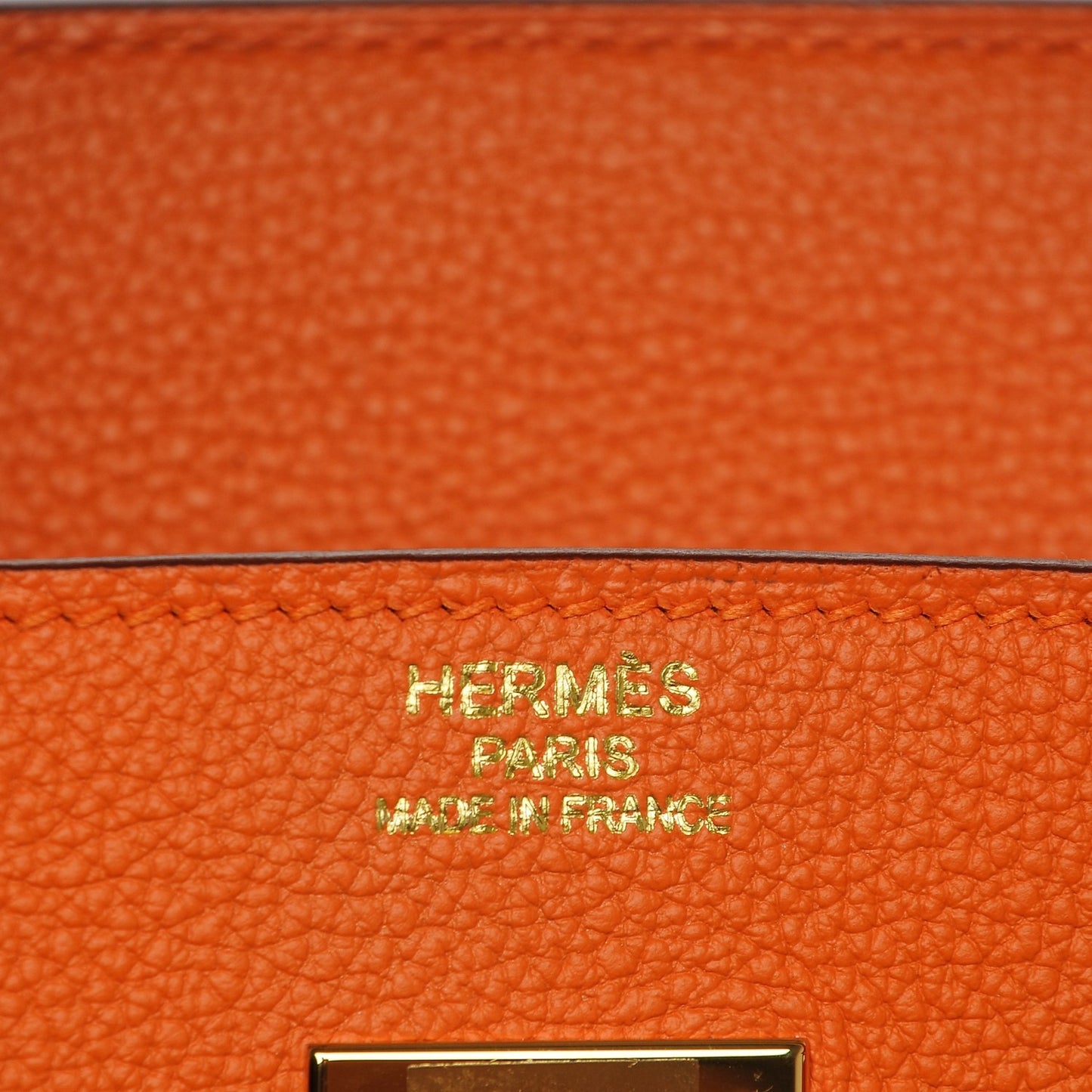 Togo Birkin 40 Orange