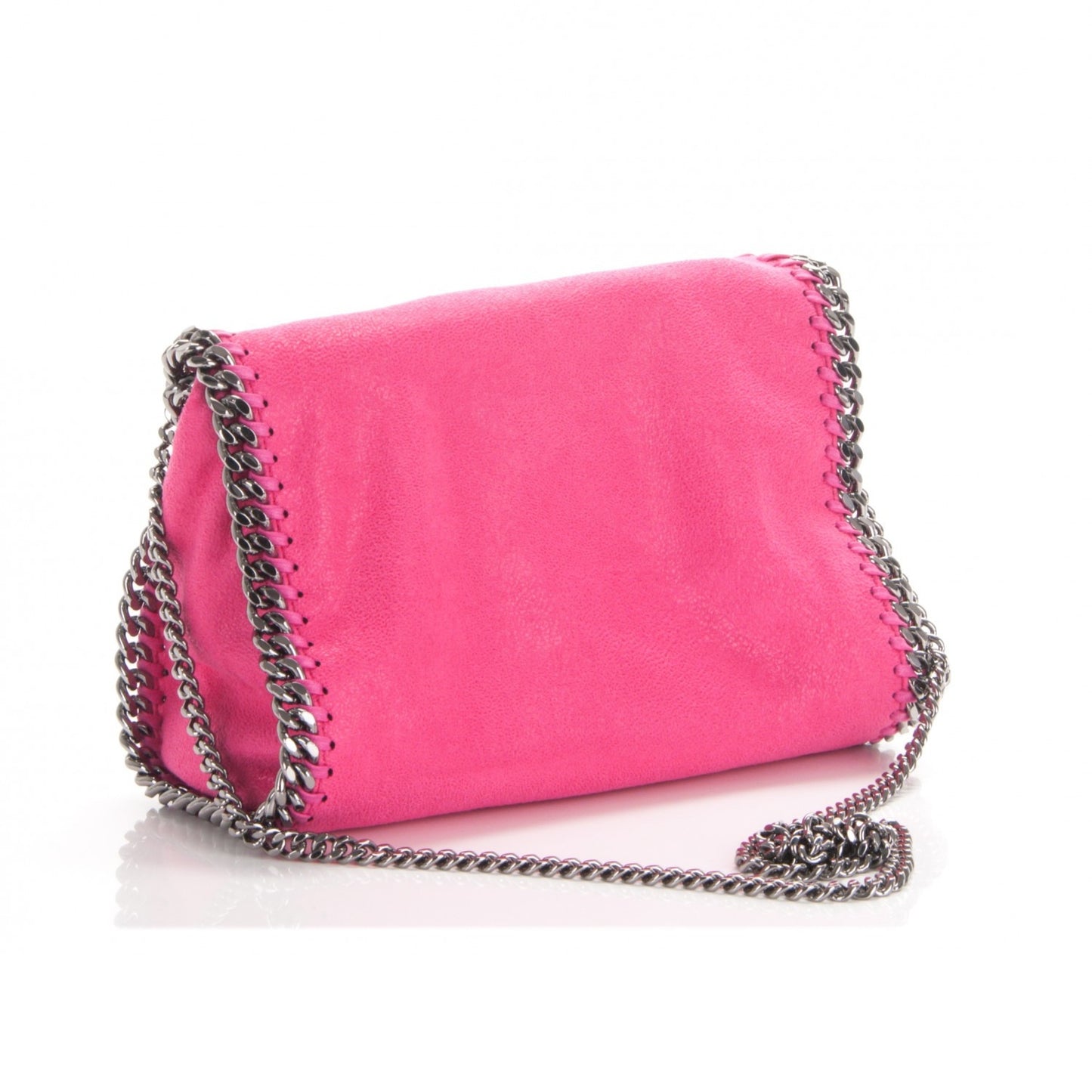 Shaggy Deer Mini Falabella Tote Hot Pink