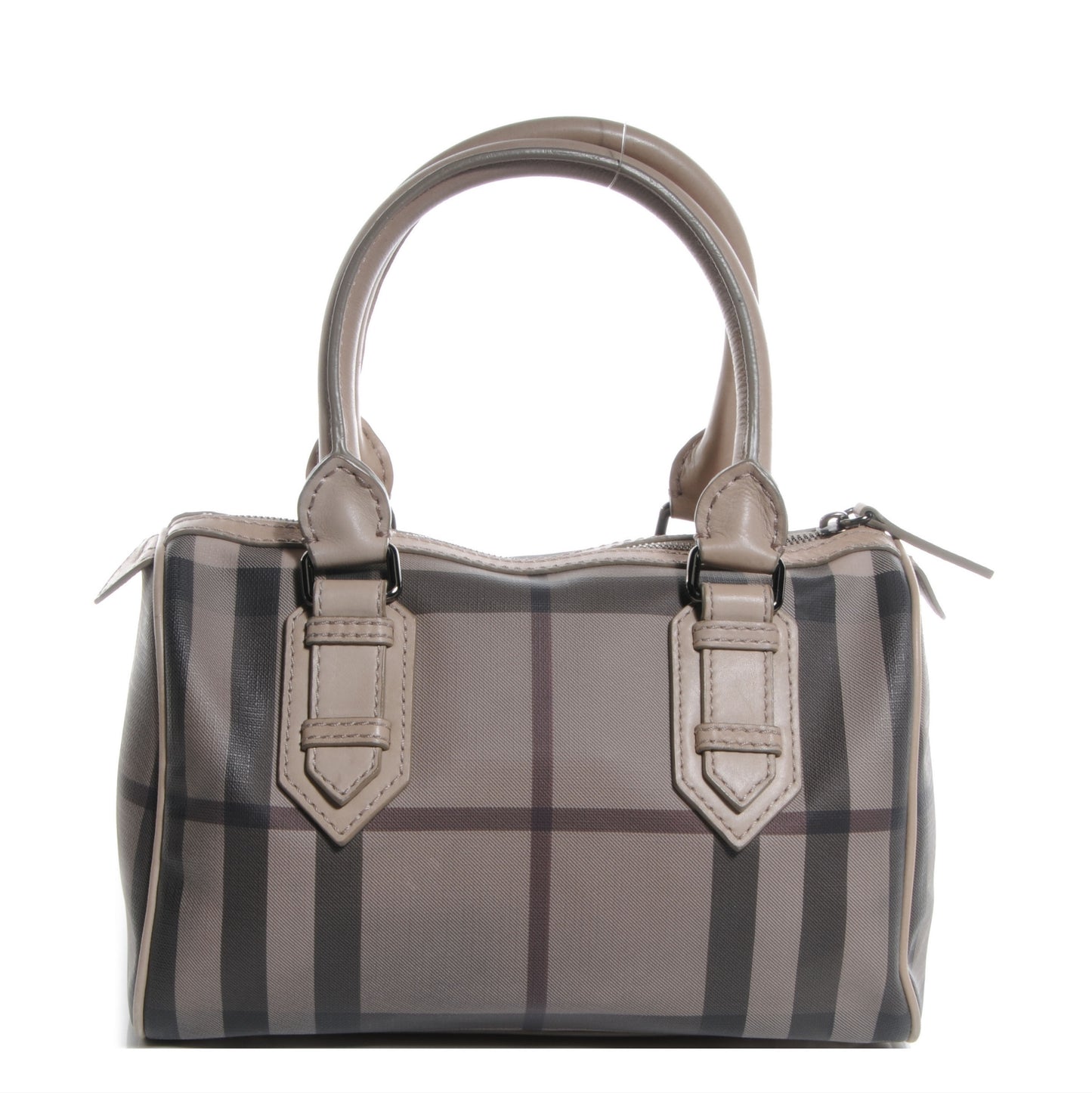 Smoked Check Small Chester Bowling Bag Trench