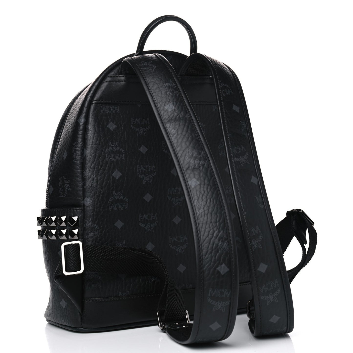 Visetos Small Side Stud Stark Backpack Black