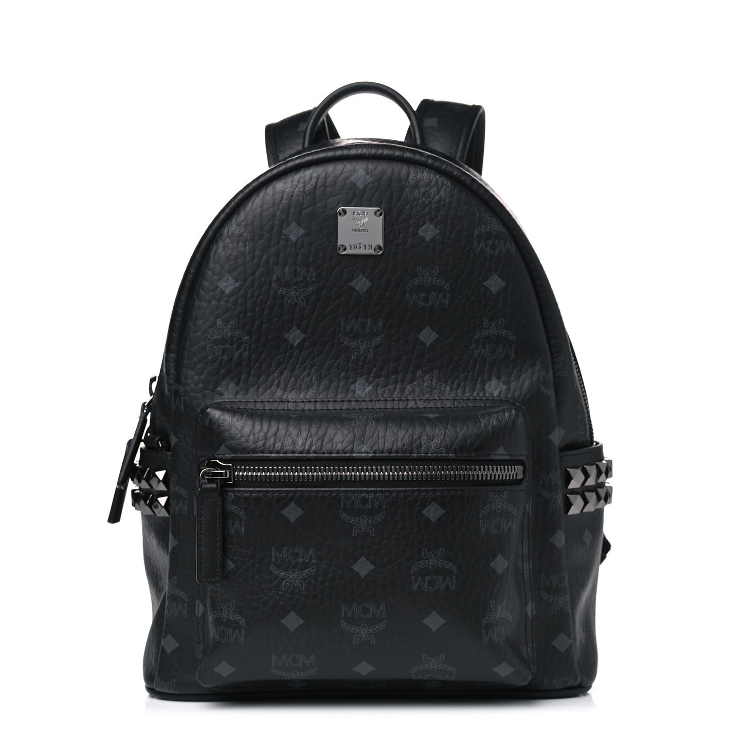 Visetos Small Side Stud Stark Backpack Black