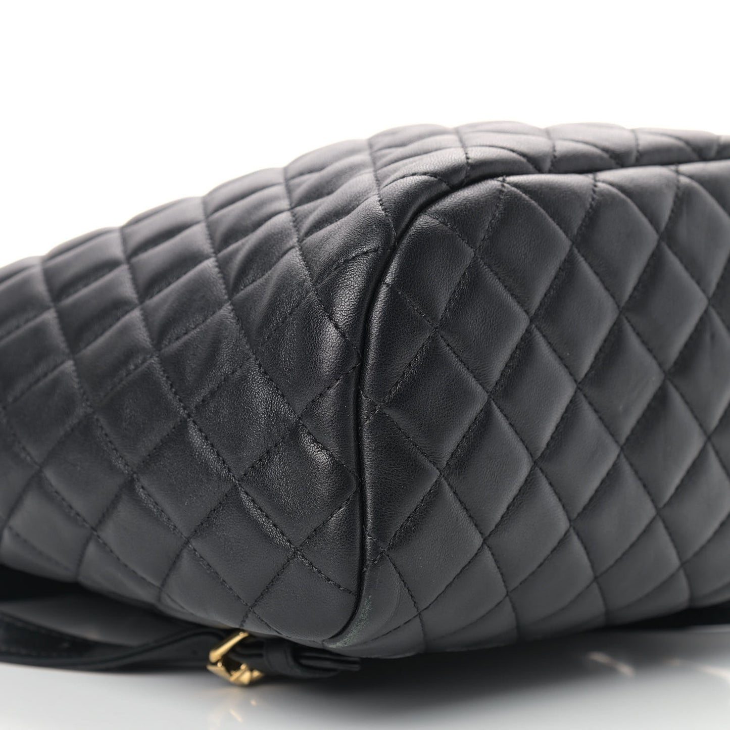 Lambskin Quilted Small Urban Spirit Backpack Black