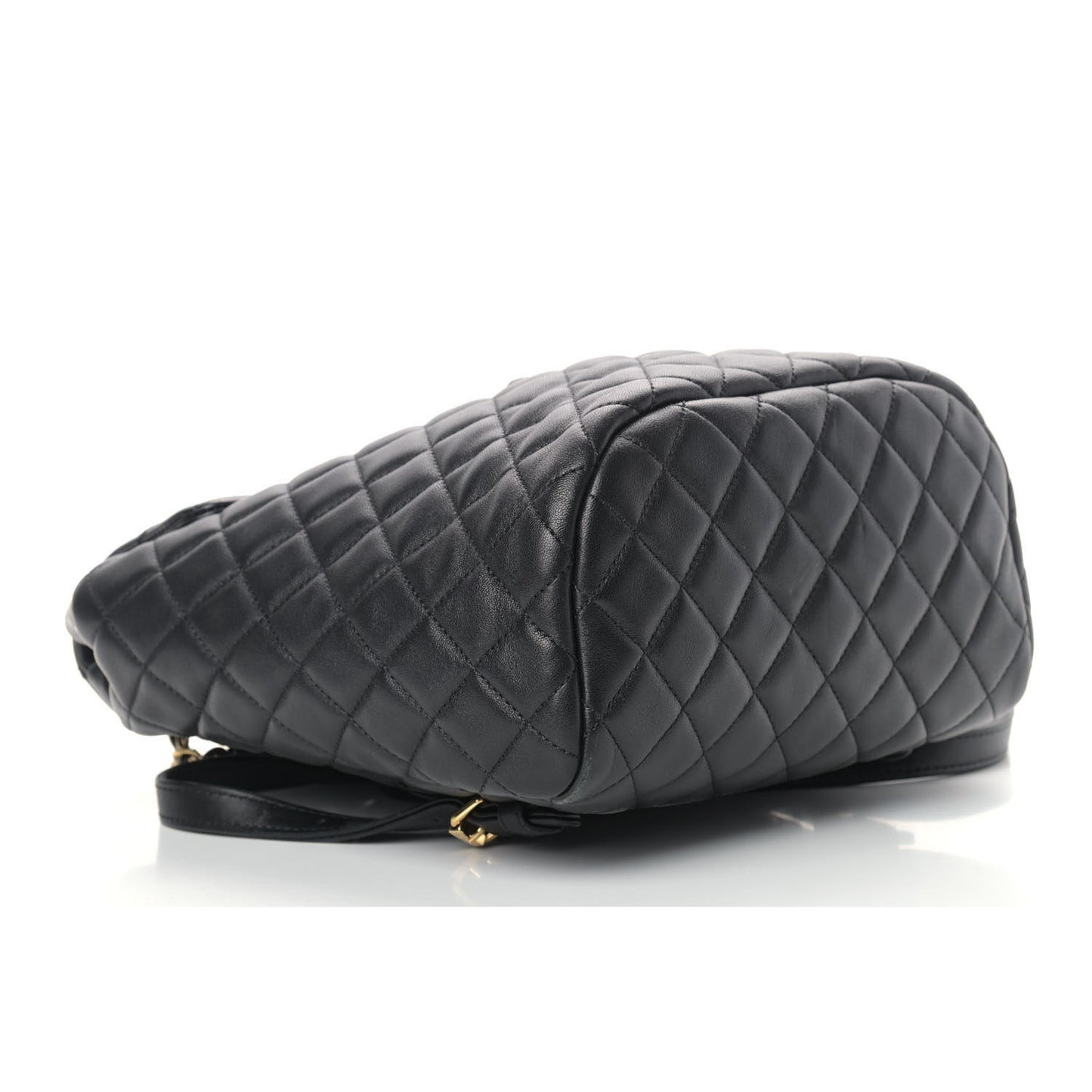 Lambskin Quilted Small Urban Spirit Backpack Black