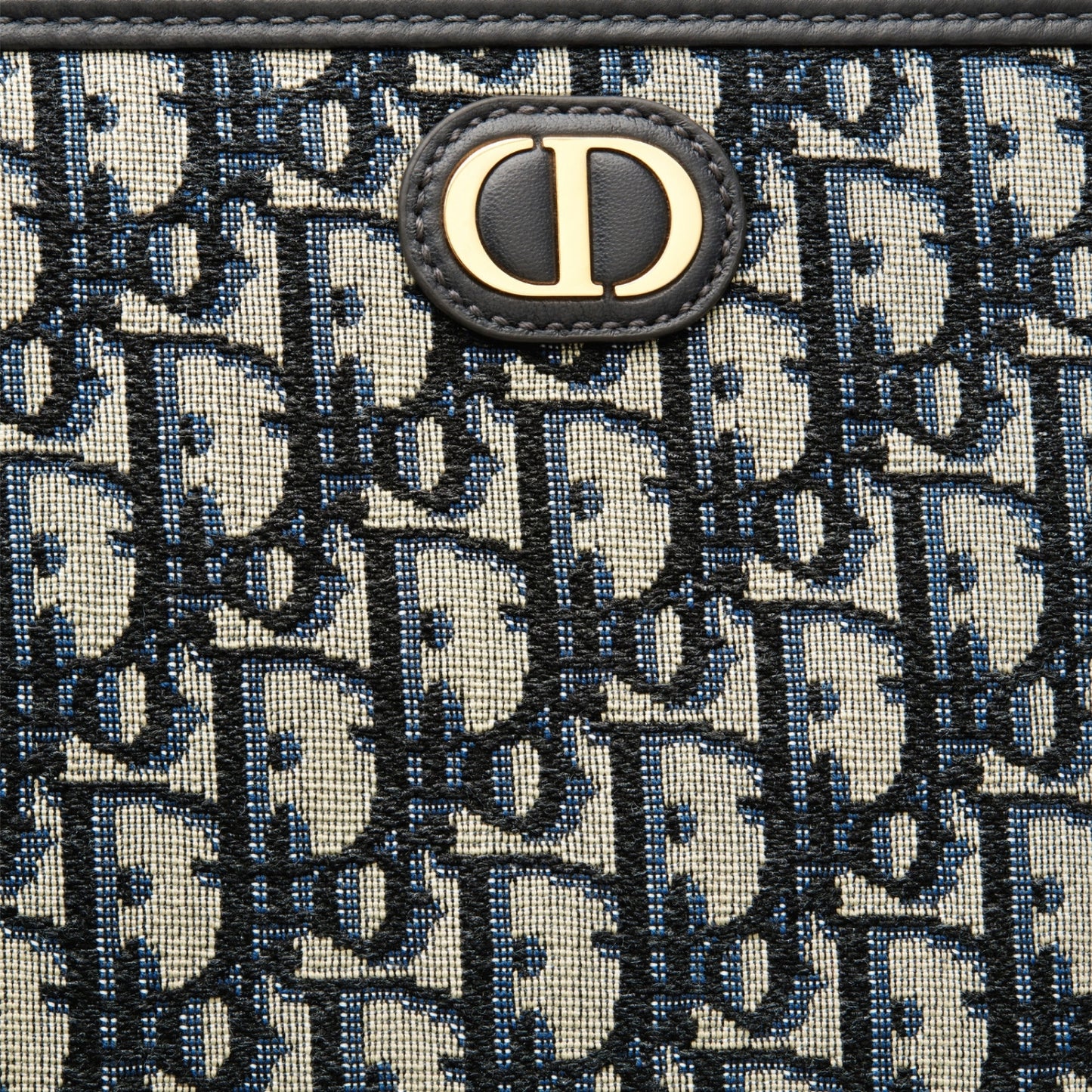 30 Montaigne Pouch Blue Dior Oblique Jacquard