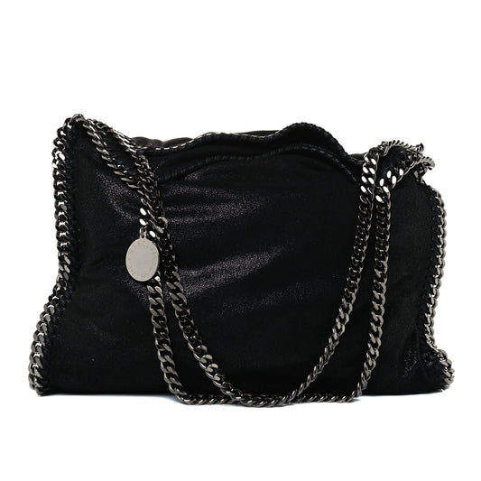 Shaggy Deer Small Falabella Tote Black