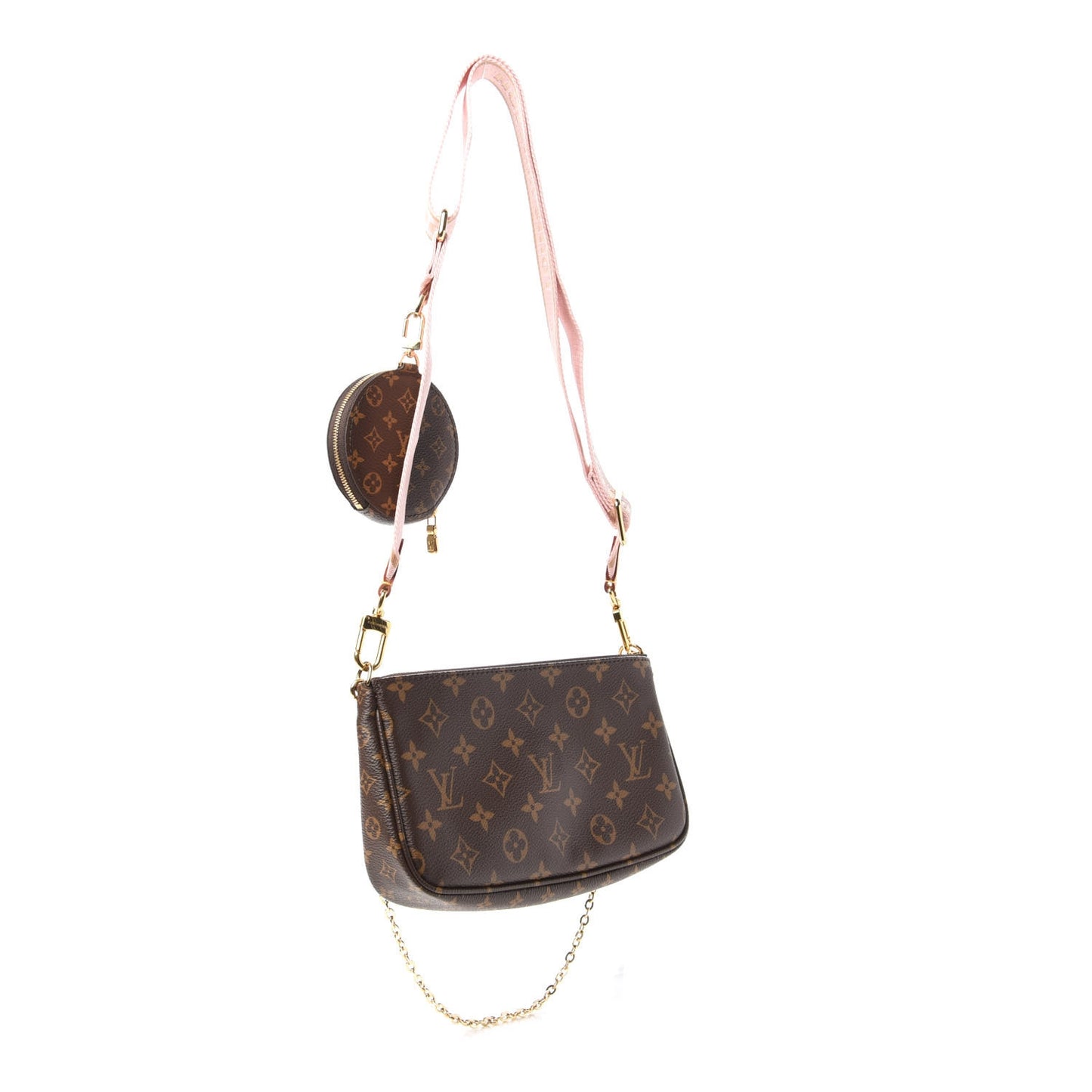 Monogram Multi Pochette Accessories Rose Clair