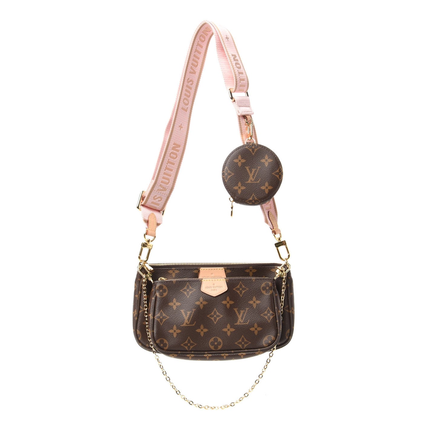 Monogram Multi Pochette Accessories Rose Clair