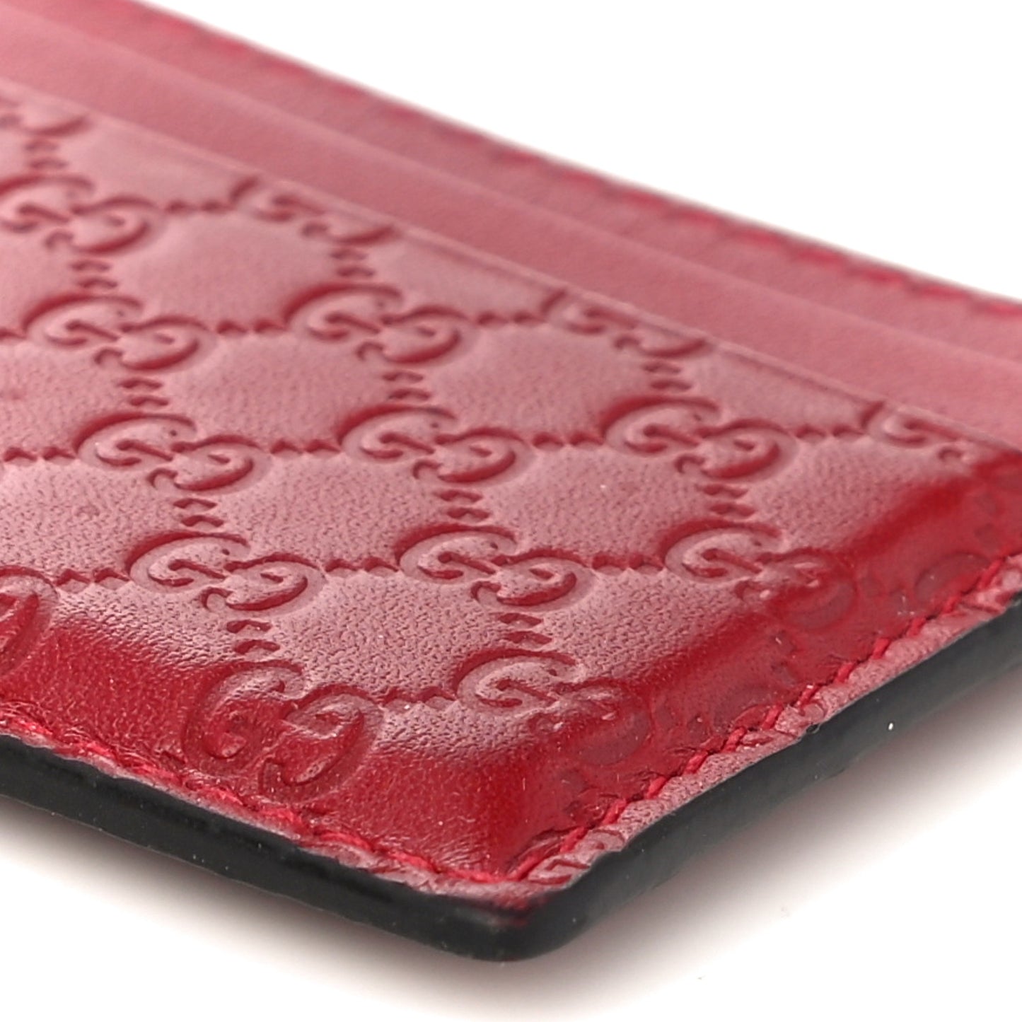 Microguccissima Card Holder Red