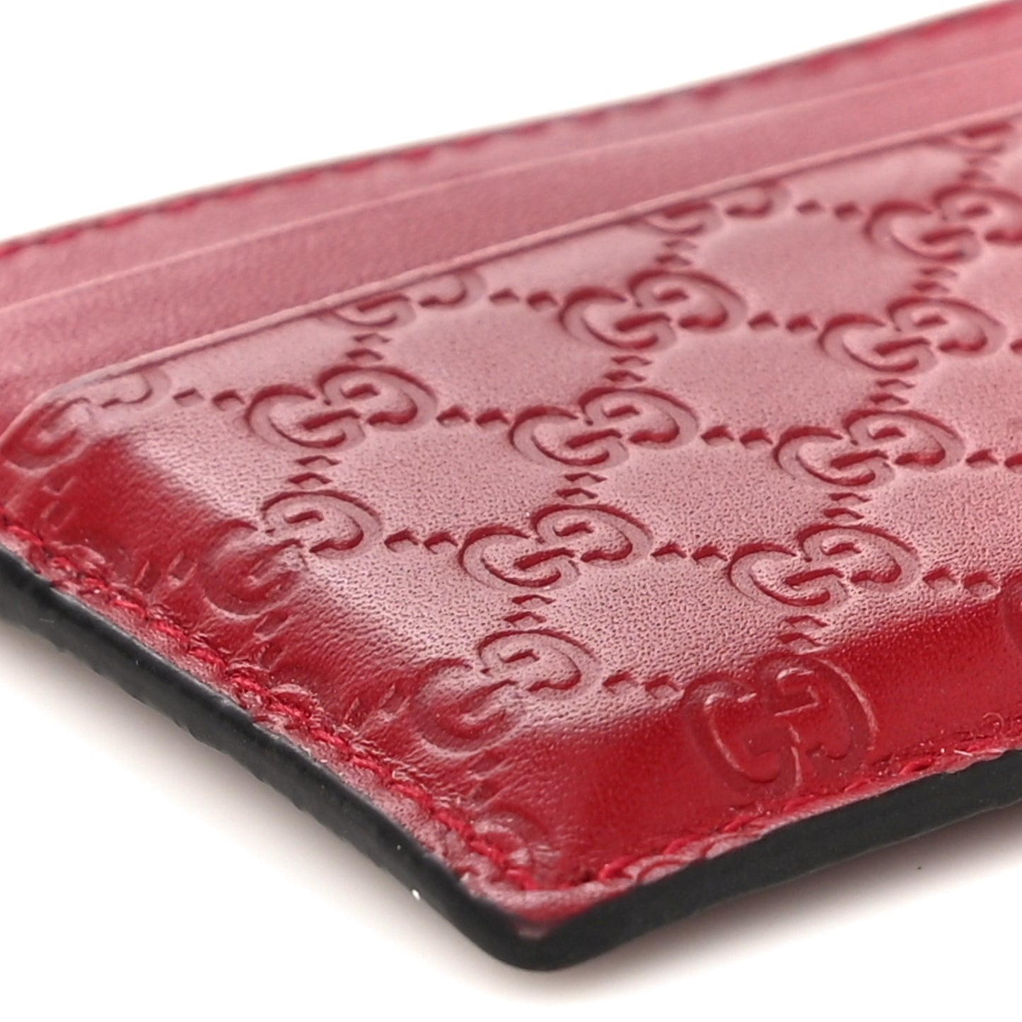 Microguccissima Card Holder Red