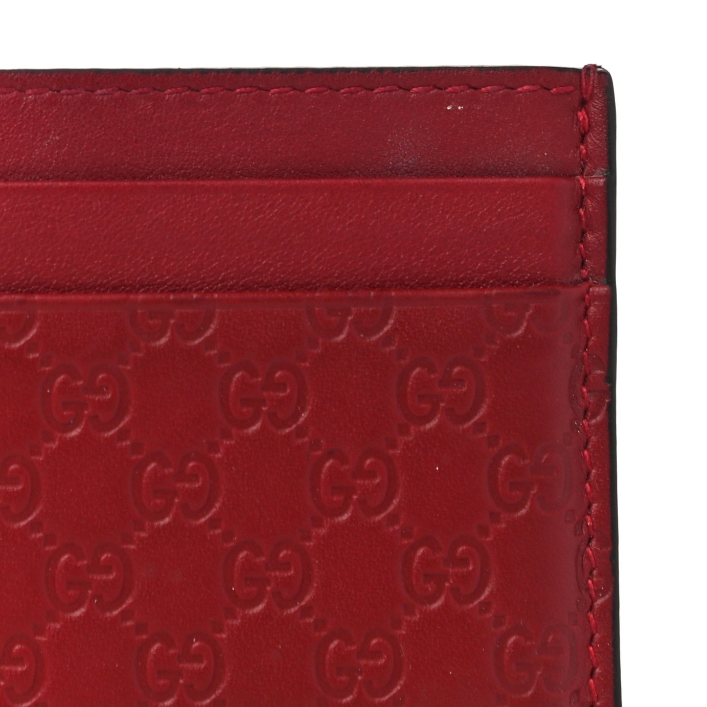 Microguccissima Card Holder Red