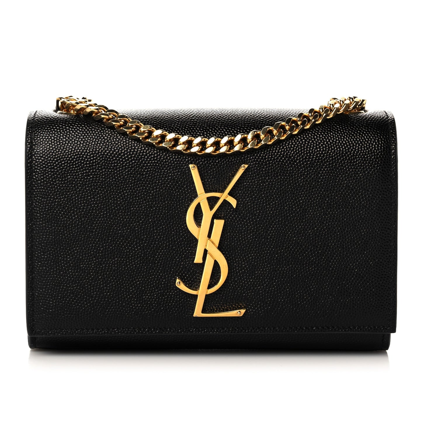 Grain De Poudre Small Monogram Kate Satchel Black