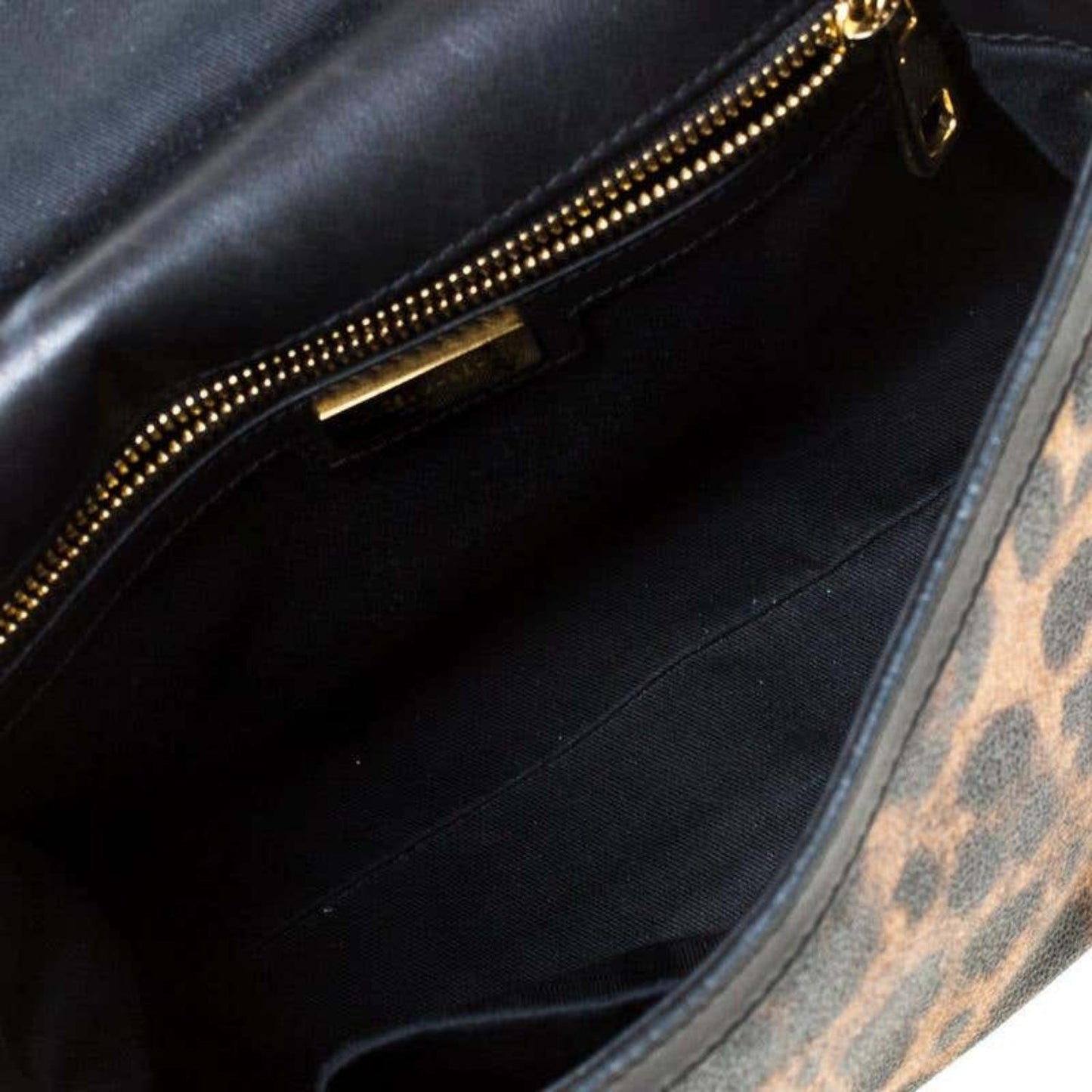 Leopard Print Leather MIni Miss Sicily Top Handle Bag